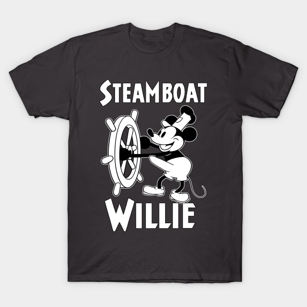 Steamboat well endowed Willie T-Shirt by Diversions pop culture designs